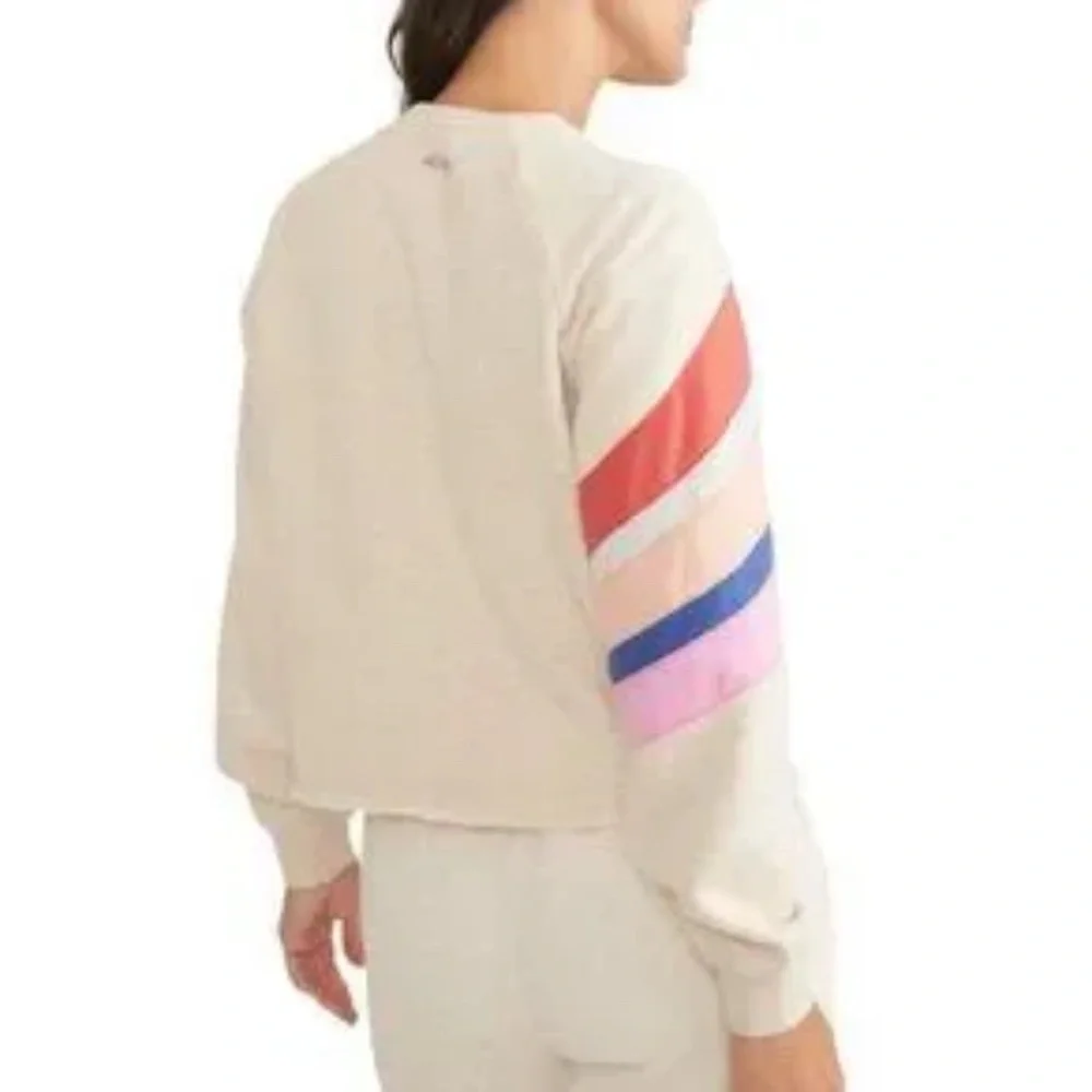 Marine Layer Archive Cozy Surfcore Beachgirl Crop Oh Hey Pullover Size:S - Picture 2 of 10